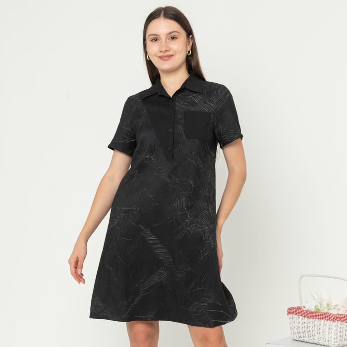 Gambar *Ready Stok* SISTER'S - Dress Katun C1460 (CAP) - Hitam, M dari Sisters Fashion Group Kota Administrasi Jakarta Utara Tokopedia