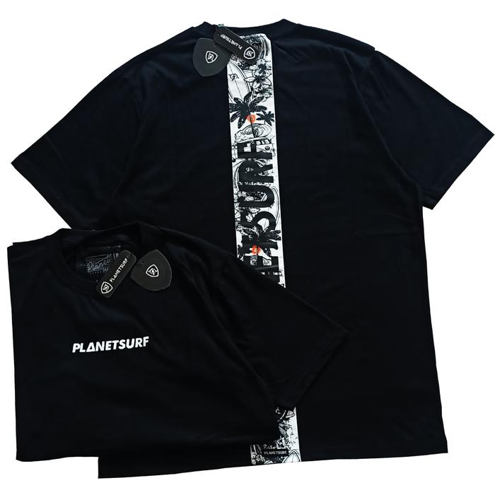 Gambar Kaos Surfing Pria PS-458 Baju Atasan T-shirt Distro Cowok Katun Combed Hitam Keren Pendek Sablon - Hitam, M dari LOCUS.INV undefined Tokopedia