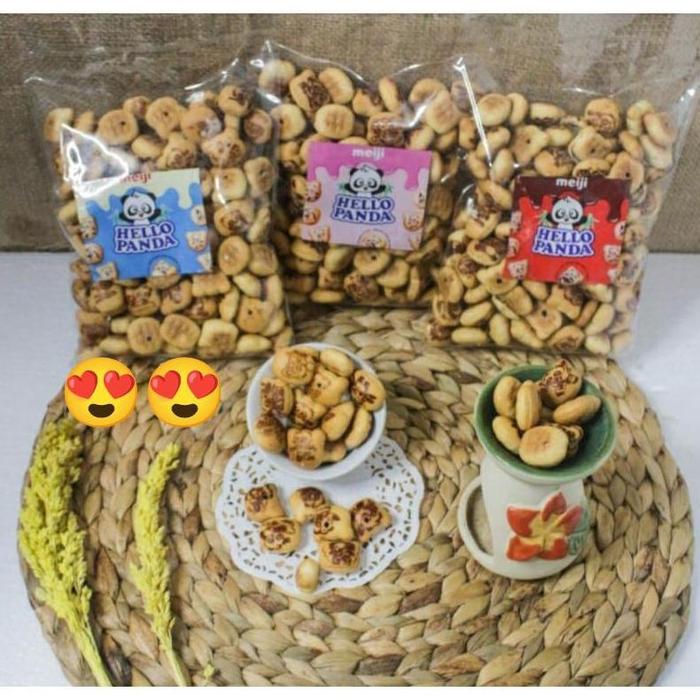 Gambar Biskuit Helo panda coklat 250gr Hello panda stroberi - Cokelat dari reibaldi snack undefined Tokopedia