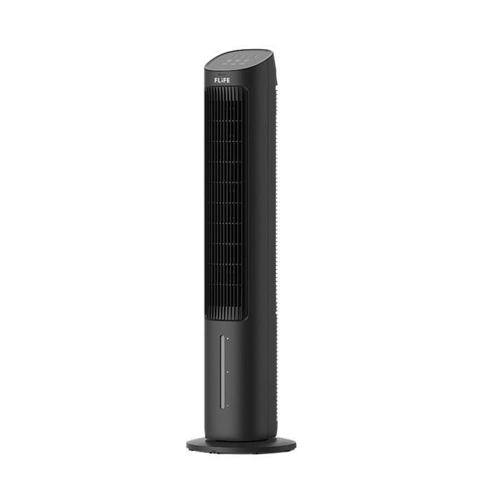 Gambar FLIFE FTA-ACOOL4 Tower Fan Air Cooler & Humidifier 4L Remote Pendingin kipas angin ac - Hitam dari Sajun Electronic undefined Tokopedia