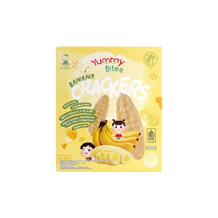Gambar Homimart I Yummy Bites Baby Rice Cracker Crackers 50Gr 50 Gr / Snack Bayi / Biskuit Bayi - Banana dari UlfahGrosir undefined Tokopedia