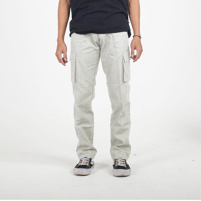 Gambar Celana Combat Cargo Utility Tactical Pants Pria Grey Panjang Jumbo | Workwear Utility Pants - Cream, S dari B129-project undefined Tokopedia