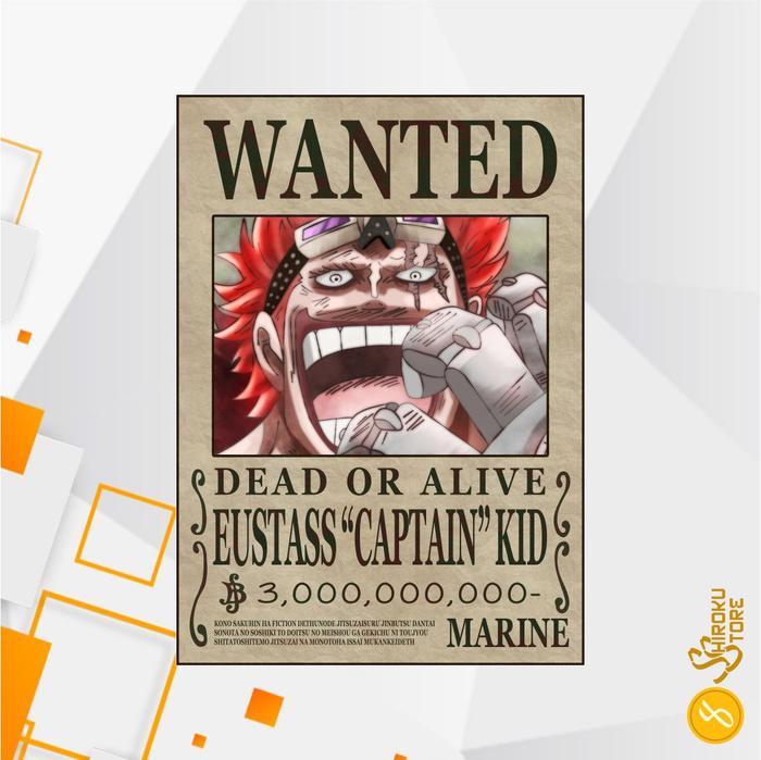 Gambar Poster Bounty One Piece Semua Karakter Bisa Custom Buronan Hiasan Dinding Anime Wanted Ukuran A5 - KID 3M dari ShiRoku Store undefined Tokopedia