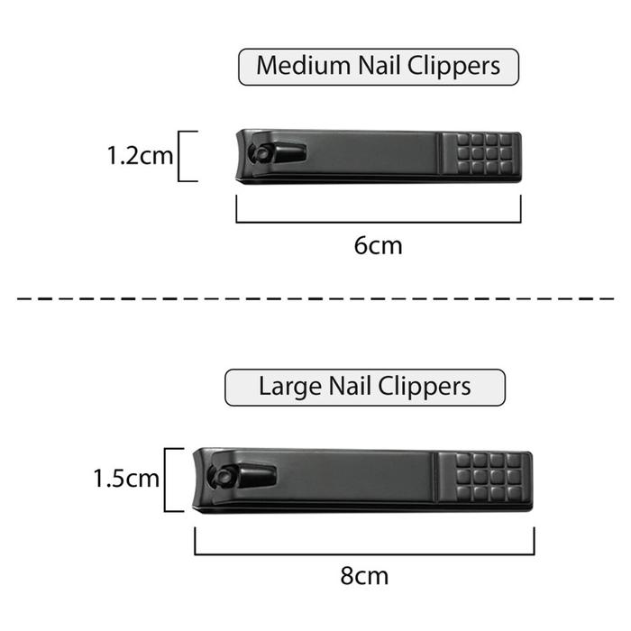 Gambar Gunting Kuku Hitam Black Besar Jumbo Stainless Manicure Pedicure 8CM - Medium dari grosirsolusion undefined Tokopedia