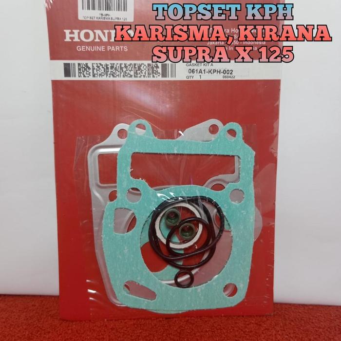 Gambar Packing Topset Honda Kph Karisma , Kirana , Supra X 125 Paking Blok Satu Set Blok Head dari toko sembakai undefined Tokopedia