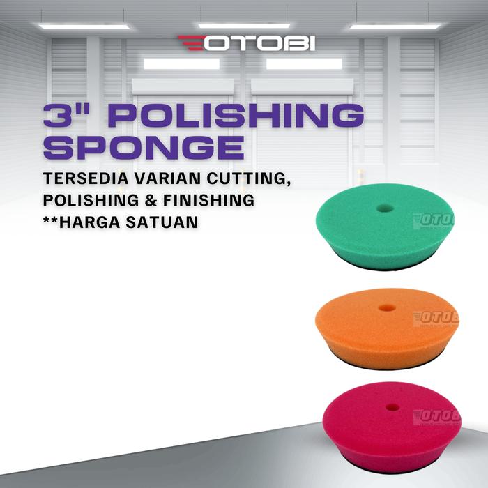Gambar 3" inch Cutting Polishing Finishing Pad Busa Poles Sponge Spon Salon - Finishing Pad dari Otobi undefined Tokopedia