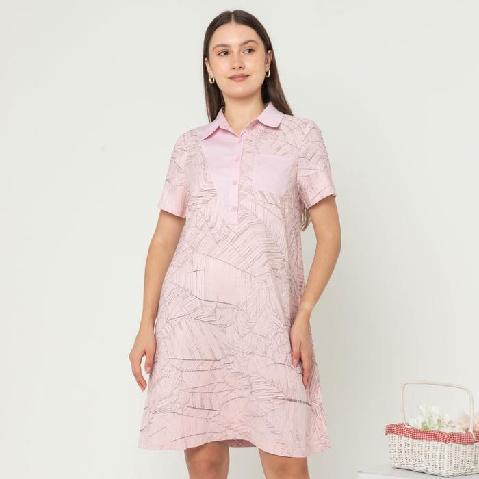 Gambar *Ready Stok* SISTER'S - Dress Katun C1460 (CAP) - Pink, L dari Sisters Fashion Group undefined Tokopedia