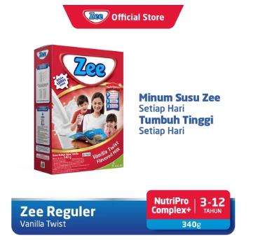Gambar Zee Reguler Vanilla Twist Milk 340gr Swizz Chocolate Milk 340gr Strawberry Milk 340gr - Vanilla twist  dari Bintang654 undefined Tokopedia