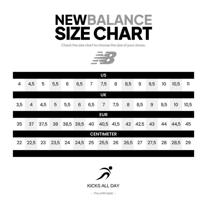 Chart New Balance Size 4e New Balance 574 Core Shoes Deporvillage