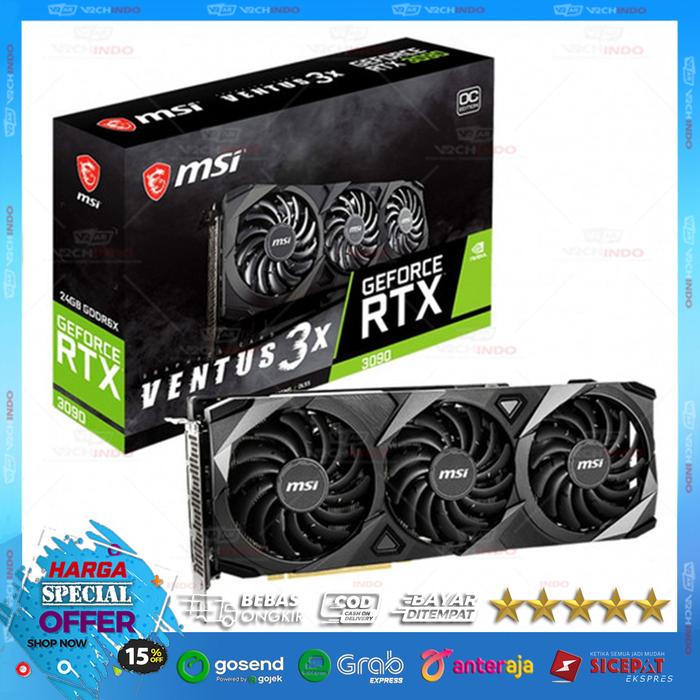 美品 RTX 3090 VENTUS 3X 24G OC AI ゲーミングMSI GeForce RTX™ 3090