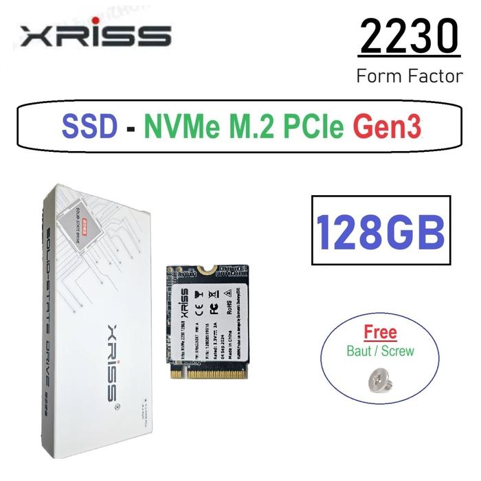 Gambar SSD NVMe M.2 2230 128GB PCIe 3.0 Gen3 M-Key dari badank Electronic undefined Tokopedia