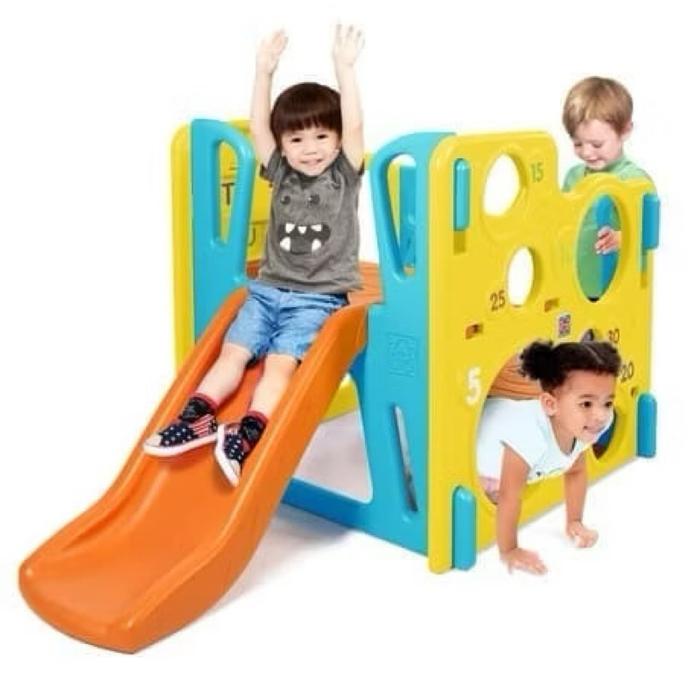 Gambar FREE BONUS BOLA BASKET MANDI BOLA JUMBO PEROSOTAN PLAYGYM SET SHOOTING BALL LEMPAR BOLA MONKEY BAR TEROWONGAN TUNNEL LEARNING HURUF ALPHABET ANAK ARENA BERMAIN PEROSOTAN SLIDE SET TANGGA RING BASKET PLAYGROUNF PREMIUM - PLYGYM5in1GRW dari vbshopper undefined Tokopedia