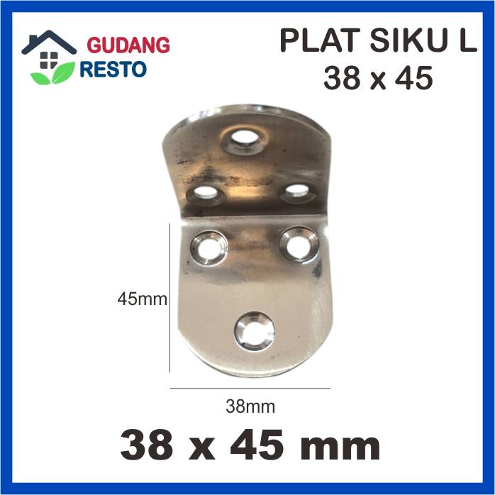 Jual PLAT SIKU BESI L RAK PENYANGGA AMBALAN BRACKET BRAKET STAINLESS ...