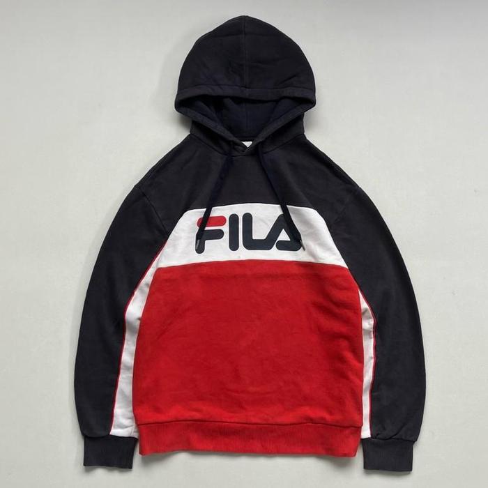 Gambar [DISKON] HOODIE FILA THREE TONE dari anisai undefined Tokopedia