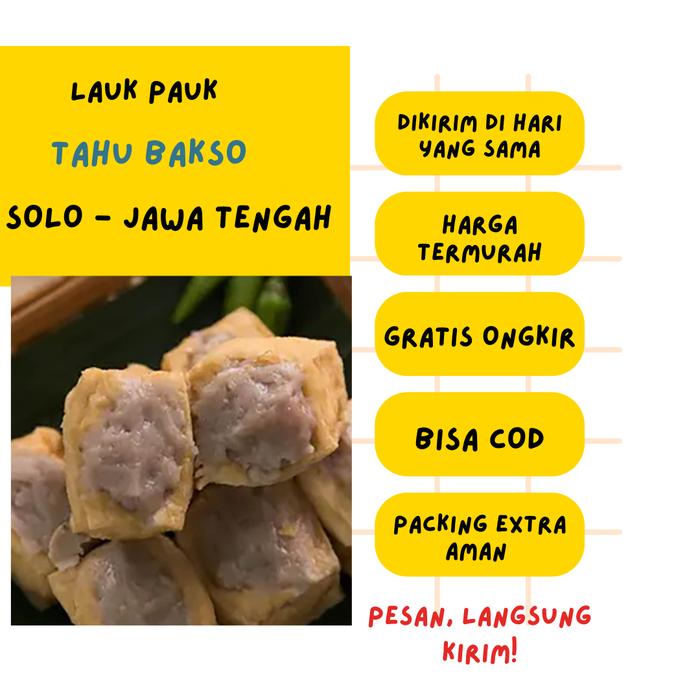 Gambar Tahu Bakso Gurih Pengiriman dari Surakarta Solo | Isi 10 Pcs | Fresh Food dari Anggrek Freshmart undefined Tokopedia