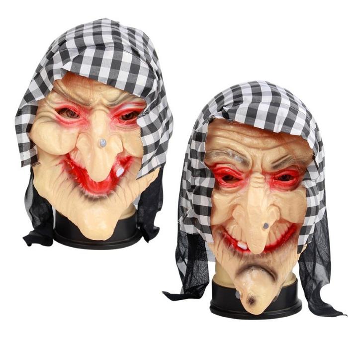 Gambar Topeng Pesta Halloween Premium Bloddy Face Seram Hantu Momo Mask Halloween Kostum Cosplay Setan Killer Horror Bloody Mask - HX291 WITCH dari MadisonShop undefined Tokopedia
