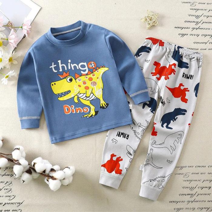 Gambar SETELAN BAJU ANAK LAKI PEREMPUAN KAOS TANGAN PANJANG CELANA PANJANG - MOTIF 5, Size 3 dari lauren.co undefined Tokopedia