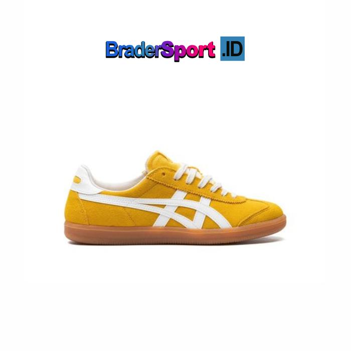 Gambar Sepatu Sneakers Onitsuka Tiger Tokuten Yellow Suede Unisex Original - Yellow, 36 dari bradersport.id undefined Tokopedia