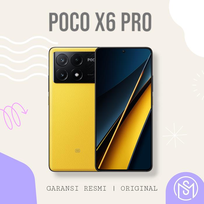 Gambar Poco X6 Pro 5G RAM 12/512GB Garansi Resmi - Yellow dari Mbauji Store undefined Tokopedia