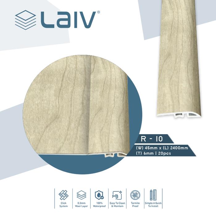 Pvc Parkit Promo LAIV List Adaptasi PVC Parkit Aksesoris Lantai Vinyl SPC Padat ...