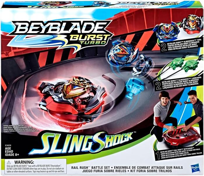 Gambar Takara Tomy Beyblade Burst Turbo Slingshock Rail Rush Battle Complete Set dari Funlandtoysnew undefined Tokopedia