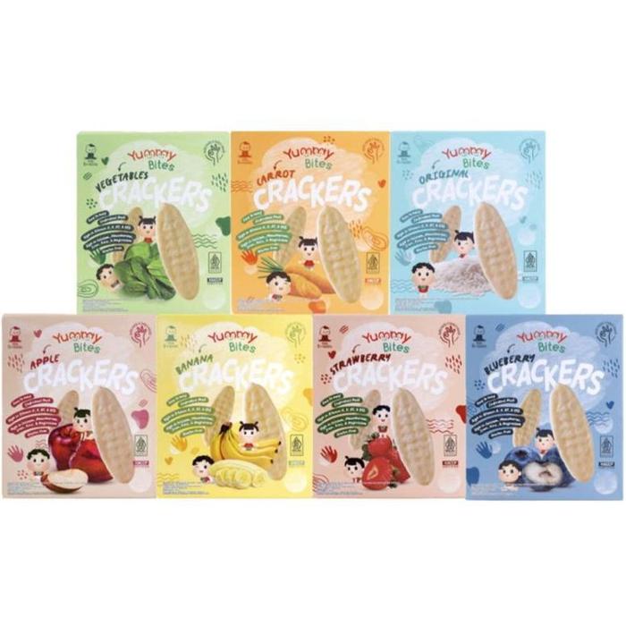 Gambar Makanan Bayi Yummy Bites Crackers 50Gr - Banana dari ArrivaldaGrosir undefined Tokopedia