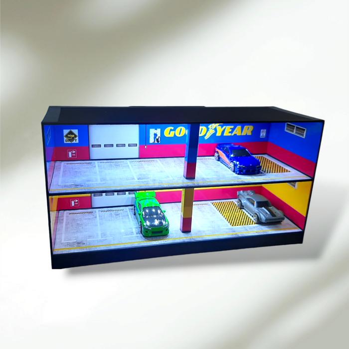 Gambar Tire Shop Diorama parkiran hot wheels diecast skala 64 Garasi basement - Lt2 tanpa tutup dari TrafficShop undefined Tokopedia