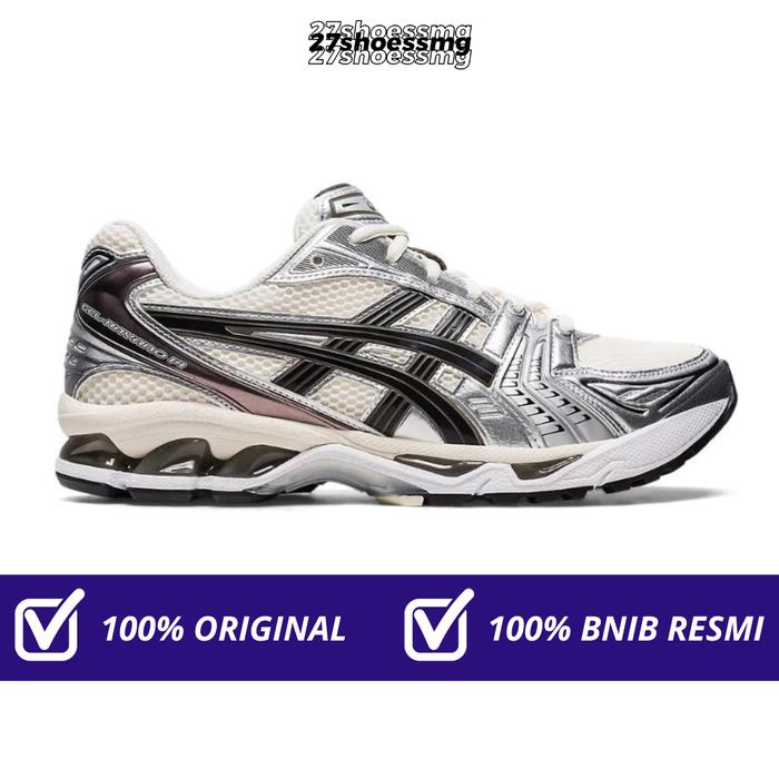 Gambar Asics Gel-Kayano 14 Cream Black 100% Original Resmi - Cream Black, 38 dari 27shoessmg undefined Tokopedia