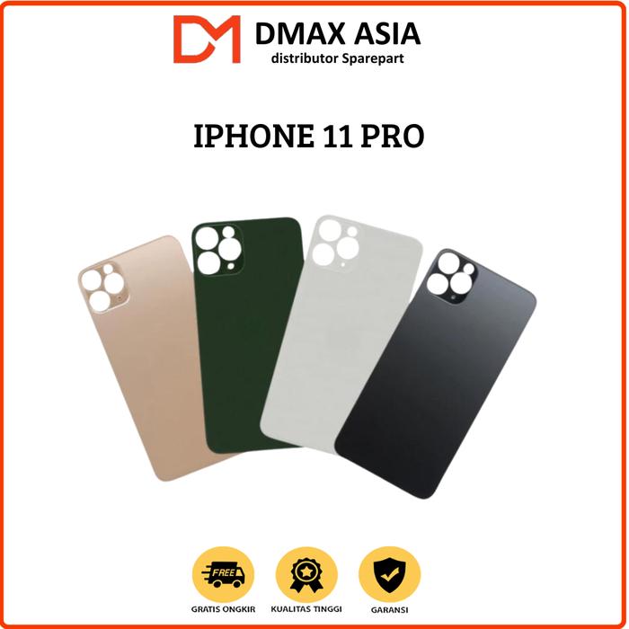 Gambar BACKDOOR BACKGLASS TUTUP BELAKANG IPHONE 11 PRO / IPHONE 11 PROMAX - GREY/BLACK , 11 PRO dari Dmax Asia_NEW undefined Tokopedia