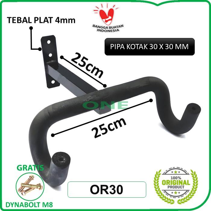Gambar Gantungan sepeda tempel dinding /besi gantungan sepeda di tembok - OR30 dari One Technical Store undefined Tokopedia