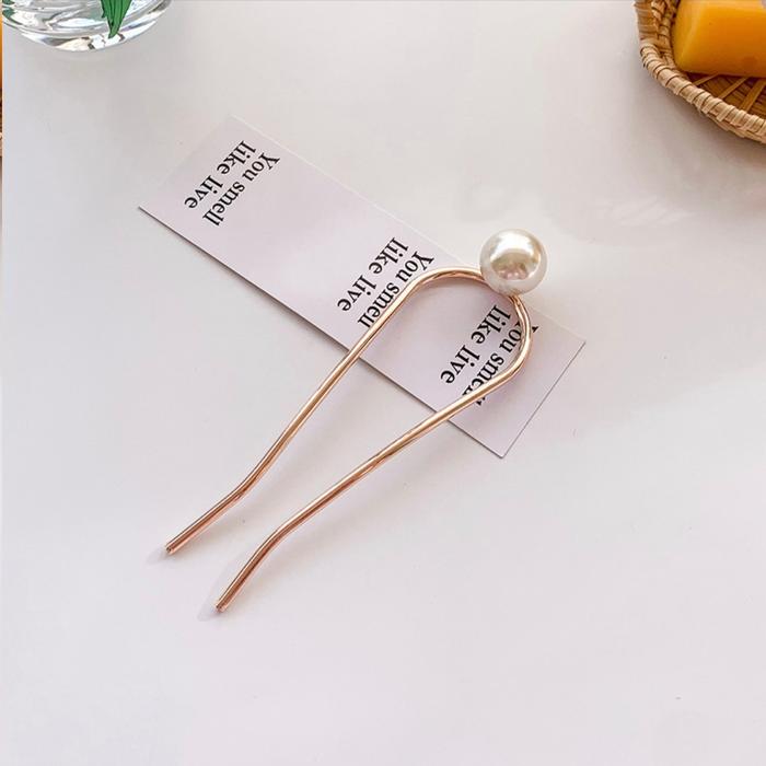 Gambar Tusuk Konde Tusuk Sanggul Aksen Mutiara Simple Elegan H71 - Pearl Rose Gold dari Star Gallery undefined Tokopedia