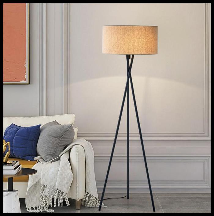 Gambar Lampu Mid-Century Tripod Floor Lamp Modern Floor Lamp Lampu Lantai - Dengan REMOTE dari wahyuberto undefined Tokopedia