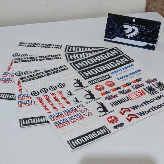 Gambar WPL D12 Pandem Worthouse Hoonigan Style Decal stiker 1/12 1/10 Drift dari Amanahku_Store undefined Tokopedia