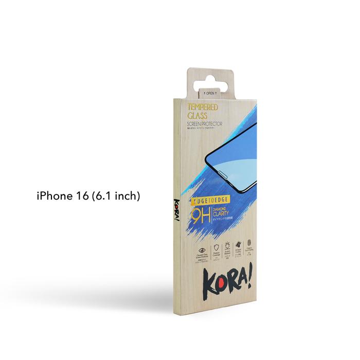 Gambar Tempered Glass KORA Full 2.5D Clear iPhone 16 / 16 Plus / 16 Pro / 16 Pro Max Screen Protector - IP16 dari IGA Tech Lifestyle undefined Tokopedia