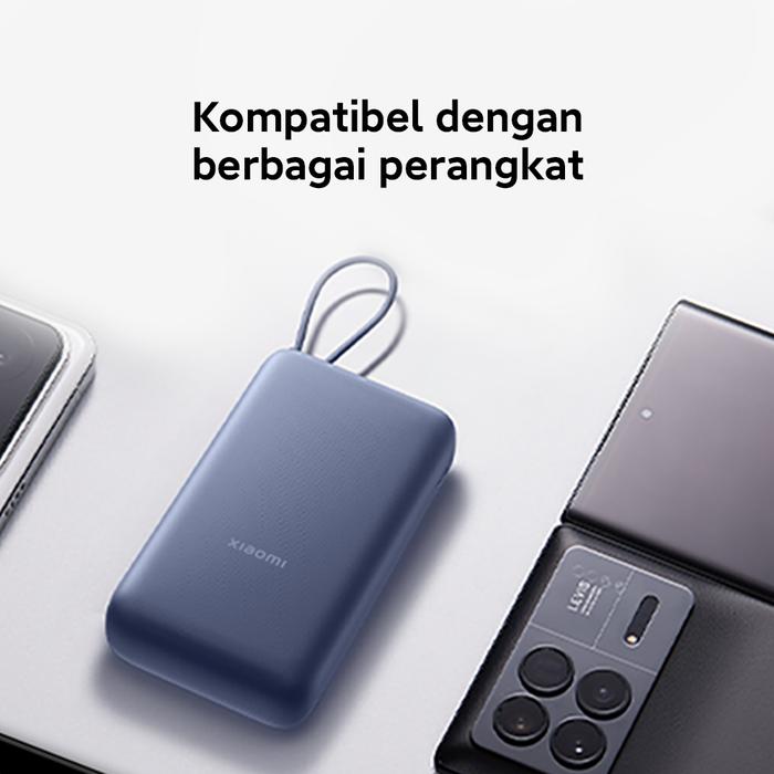 Xiaomi 33W Power Bank 20.000 mAh | Kabel daya terintegrasi | Daya tinggi 33 W | Pengisian daya cepat [Official Store] - Tan - Gambar 4