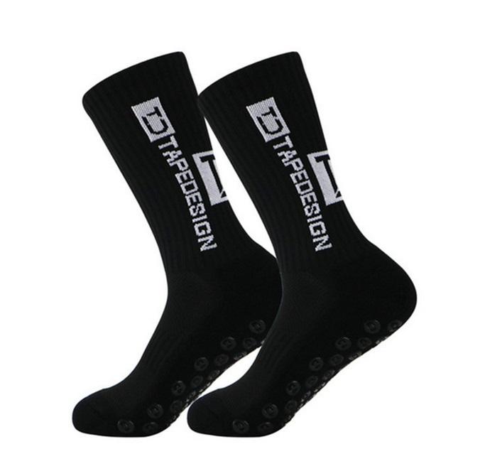 Gambar KK260 Kaos Kaki Futsal Bola Sebetis Anti Slip Grip Tdesign Sports Men Socks - black dari Ennwen Online Store undefined Tokopedia