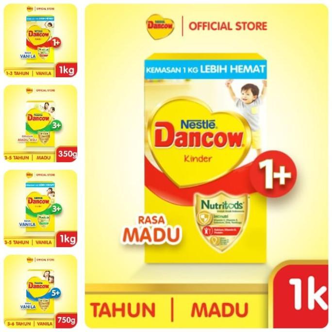 Gambar Dancow Susu Pertumbuhan 1+/ 3+/ 5+ 1000gr - 5+ Vanila 750gr dari wissmant id undefined Tokopedia