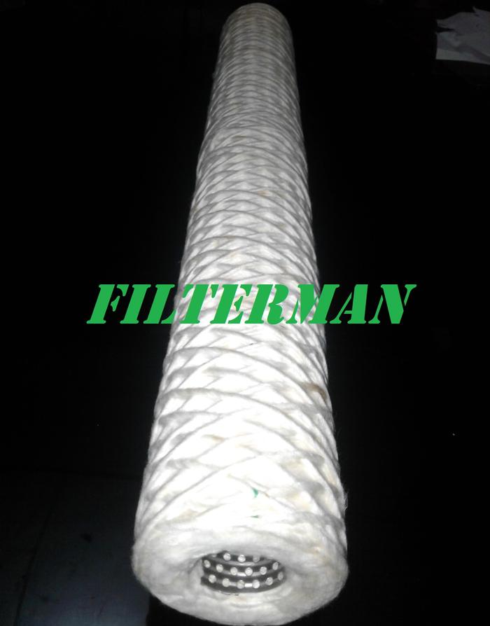 Gambar Saringan air CUNO USA Micro Wynd II Water Filter Cartridge 19.5 " core PP & Stainless SS304 - 5 Micron DCCSB2 dari Filterman undefined Tokopedia
