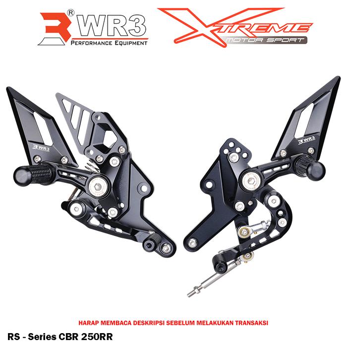 Jual Footstep Underbone Rearset Racing WR3 RS - Series CBR 250RR 250 RR ...