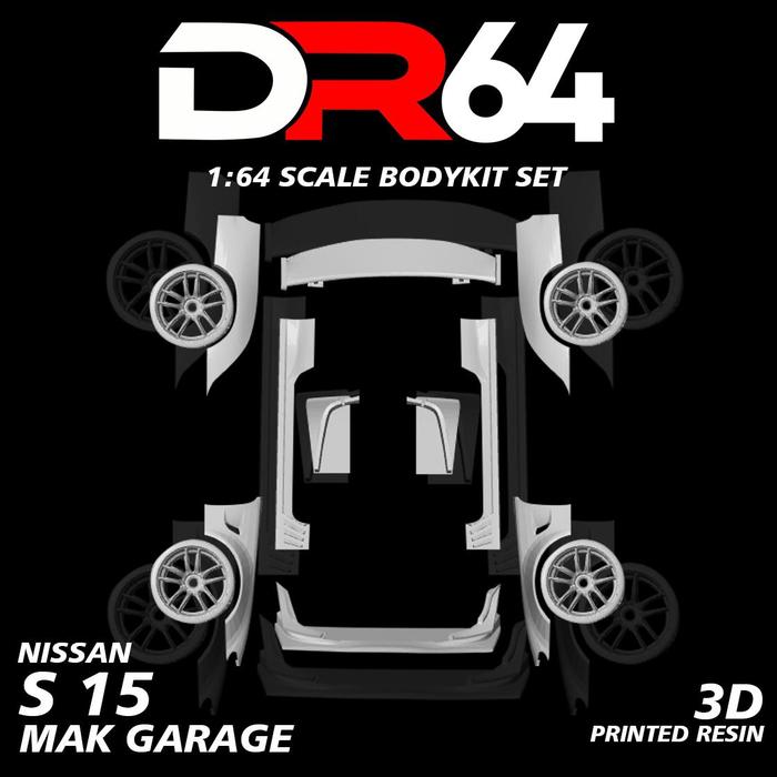 Gambar Body Kit Hotwheels Nissan Silvia S15 MAK Garage dari Our Hobi undefined Tokopedia