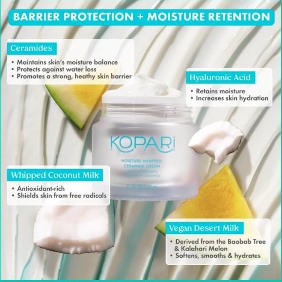 Gambar Kopari Moisture Whipped Ceramide Cream / Face Cream Moisturizer dari heavenly perfume undefined Tokopedia