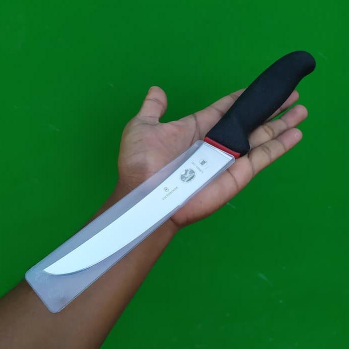 Gambar Pisau Pelepas Daging 15 cm Victorinox Boning Knife Curve 5.6502.15 Blue Fibrox Handle Original Swiss - Karet dari Hardistore Superpisau undefined Tokopedia
