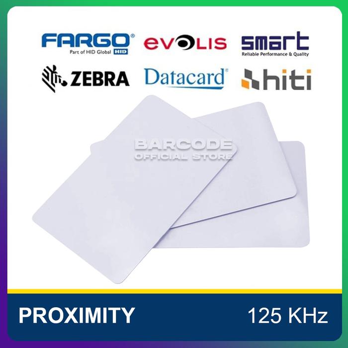 Gambar RFID Proximity 125 Khz - Kartu Blank ID Card Printer PVC Fargo HITI - Polos dari Barcode Store Solutions undefined Tokopedia