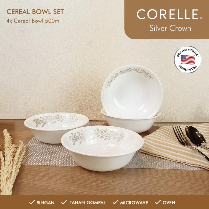 Serving Bowl Corelle Silver Crown Set Jual CORELLE SILVER CROWN
