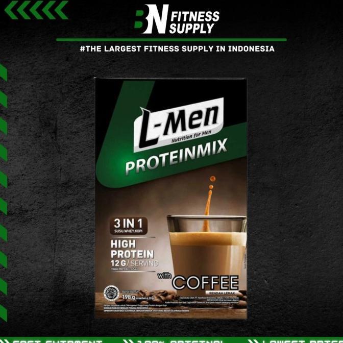 Gambar Terlaris L-Men Lmen L Men Proteinmix Protein Mix Coffee / Kopi Protein - COFFEE, 1 SACHET dari Retro Chic&#39;s undefined Tokopedia