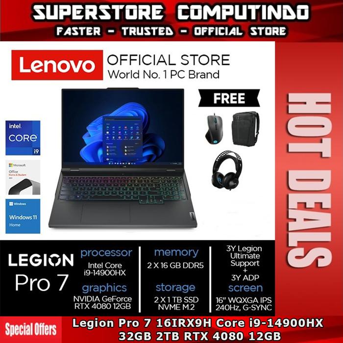 intel core i9 14900hx lenovo legion 32 gb ram