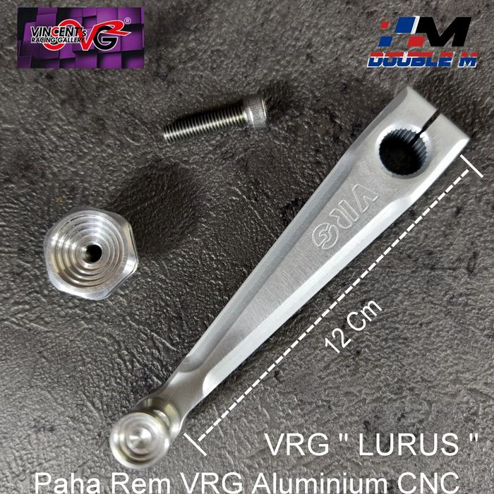 Gambar Tuas Paha Rem VRG Aluminium Slot Lurus Zigzag Sabit Petir Hole Stelan CNC bukan NUi - VRG Lurus, + Per Rem Bebek dari Double M Motoparts undefined Tokopedia