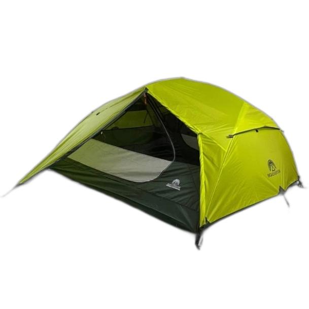 Gambar tenda camping double layer 4 orang frame aloy Bigadventure Tambora 4 - Ungu dari suRXvive Outdoor undefined 5 Tokopedia