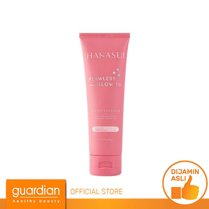 Gambar Hanasui Flawless Glow 10 Gentle Cleanser 60Ml dari Guardian Official Store undefined Tokopedia