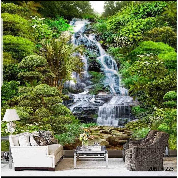 Gambar WALLPAPER 3D WALLPAPER CUSTOM WALLPAPER DINDING AIR TERJUN 5 - Gambar 8, Flexi KC dari gallerywallpaper undefined Tokopedia